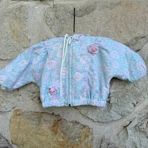 VINTAGE 90s Tiny Tots floral jacket size 6-9 months